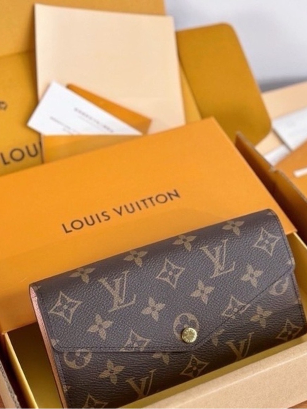 Louis Vuitton Monogram Continental Wallet - Brown